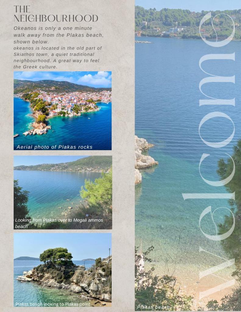 Okeanos Apartment Skiathos Town Bagian luar foto